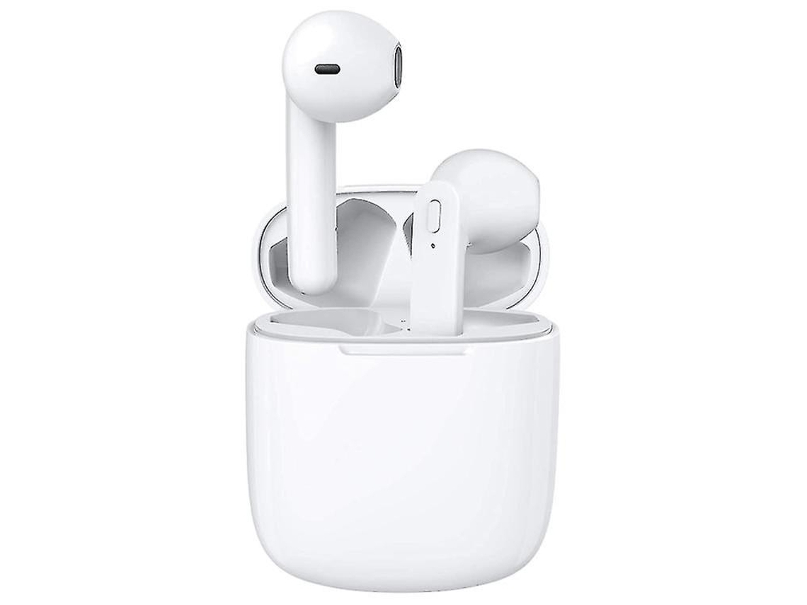 Auriculares YEMAESRE Bluetooth impermeables con cancelación de ruido, color blanco