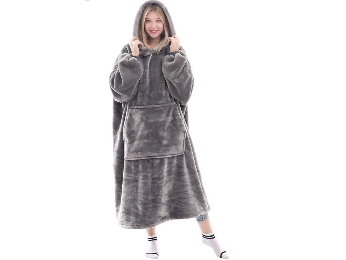 2026-sudadera Con Capucha Y Mangas Largas De Manta Portátil Suave Y Caliente Para Mujer Y Hombre