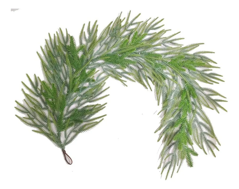 Adorno colgante artificial de pino Norfolk de 1,5 pulgadas, vayotoy