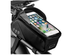 Bolsa para cuadro de bicicleta premium con pantalla táctil, impermeable, reflectante, para manillar de bicicleta con visera solar USHION