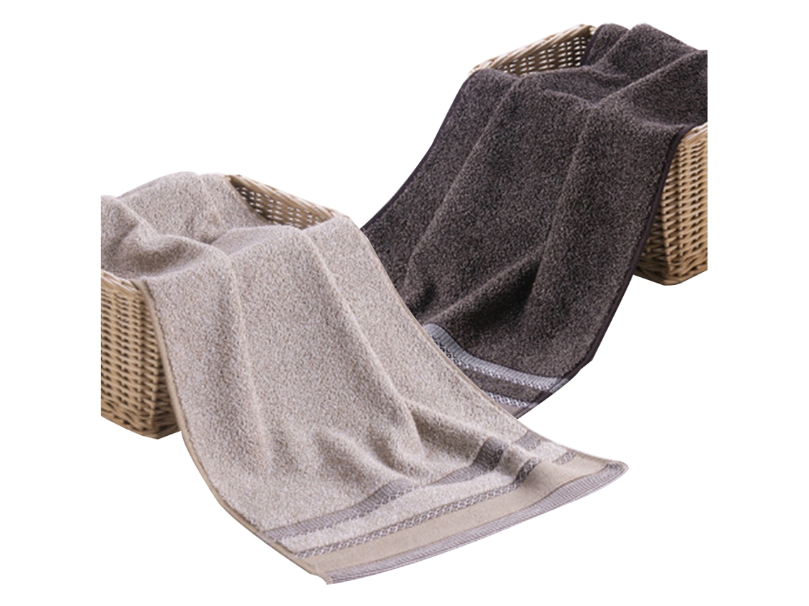 Toalla Kofihety Pañuelos Baño Secado Rápido Absorbentes Algodón Marrón (35x25x4cm)