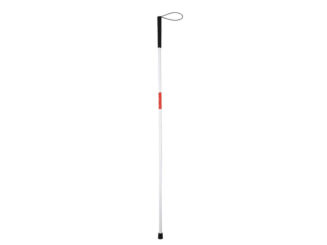 Bastón plegable reflectante, portátil, con sistema antichoque, para ayudar a caminar y asistir a las personas ciegas.