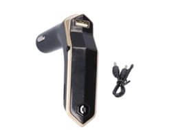 Modulador Fm Inalámbrico Bluetooth Para Coche S8 Con Puerto De Carga Usb, Entrada Y Salida Aux De 12v-24v