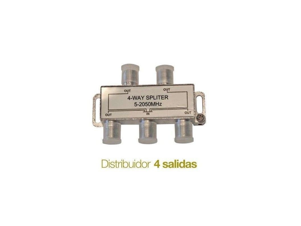 Distribuidor De Television Splitter 4 Salidas