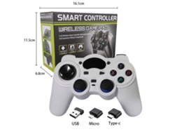 Gamepad semi-inalámbrico de 2.4G para Android, carcasa pequeña, colorida y blanca con OTG y dos C, YUNZII