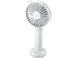Mini Ventilador Usb Portátil Silencioso Para Escuela, Oficina, Dormitorio, Blanco, 1 Unidad