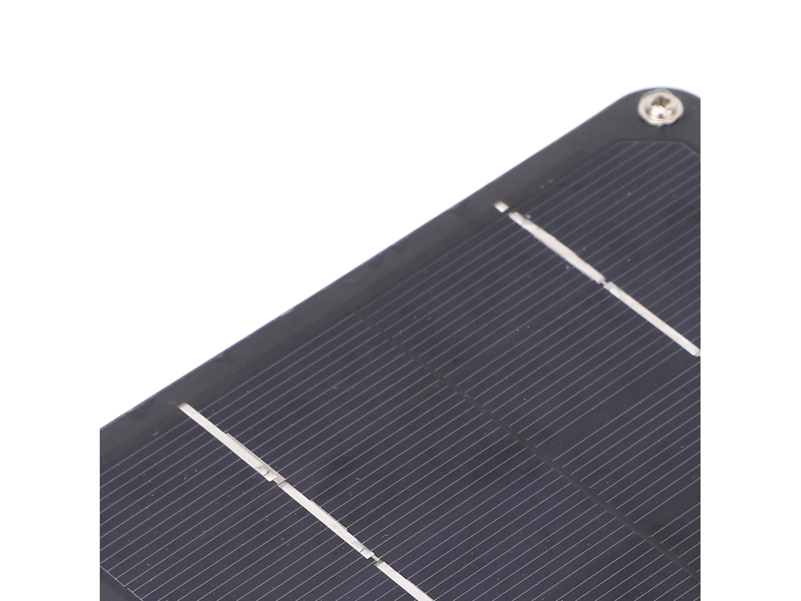 Kit de ventilador con panel solar de 20 W, monocristalino, para jardín y viajes, color negro.