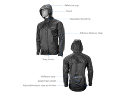 Chaqueta Impermeable De Ciclismo Para Hombre, Cortavientos, Chaqueta De Lluvia Para Mtb, Running Y Uso Al Aire Libre.