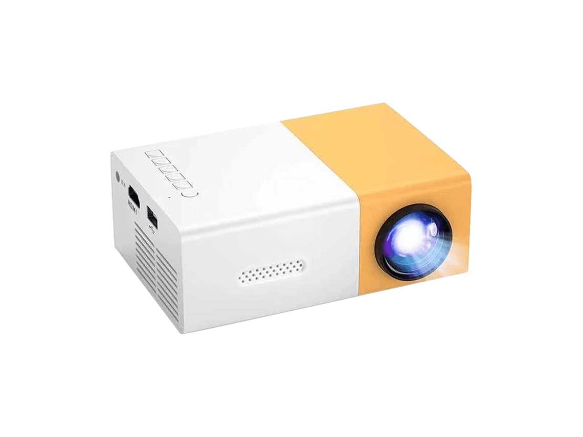 Projetor Mini Yg300 Portátil Hd 1080p Home Theater Media Player Nitidez Ajustável Fácil Instalação