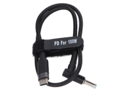 Cable Adaptador Usb-c A Dc, Carga Rápida Para Portátil, Fuente De Alimentación Pd, Compatible Con Hp