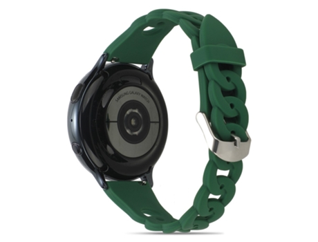 Correa de Silicona diseño de círculo para Samsung Galaxy Watch 5 40mm/44mm/Watch 5 Pro 45mm - verde intenso