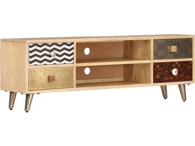 Mueble para la televisión VIDAXL Marrón Madera (120x30x40 cm)