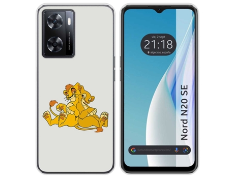 Funda Silicona para Oneplus Nord N20 SE diseño Leones Dibujos