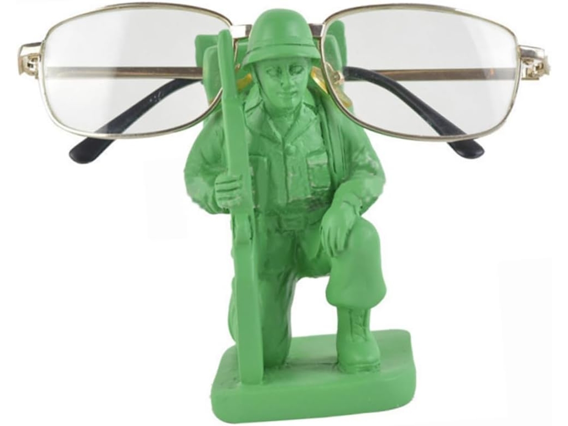 Gafas Con Soporte Para Teléfono De Resina Creativa, Diseño De Soldado, Manos Libres, Para