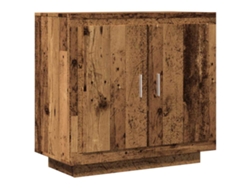 Maison Exclusive - Aparador De Madera Contrachapada Envejecida 80x40x75 Cm