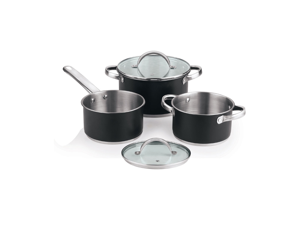 Batería de Cocina SAN IGNACIO Negro 5 Piezas