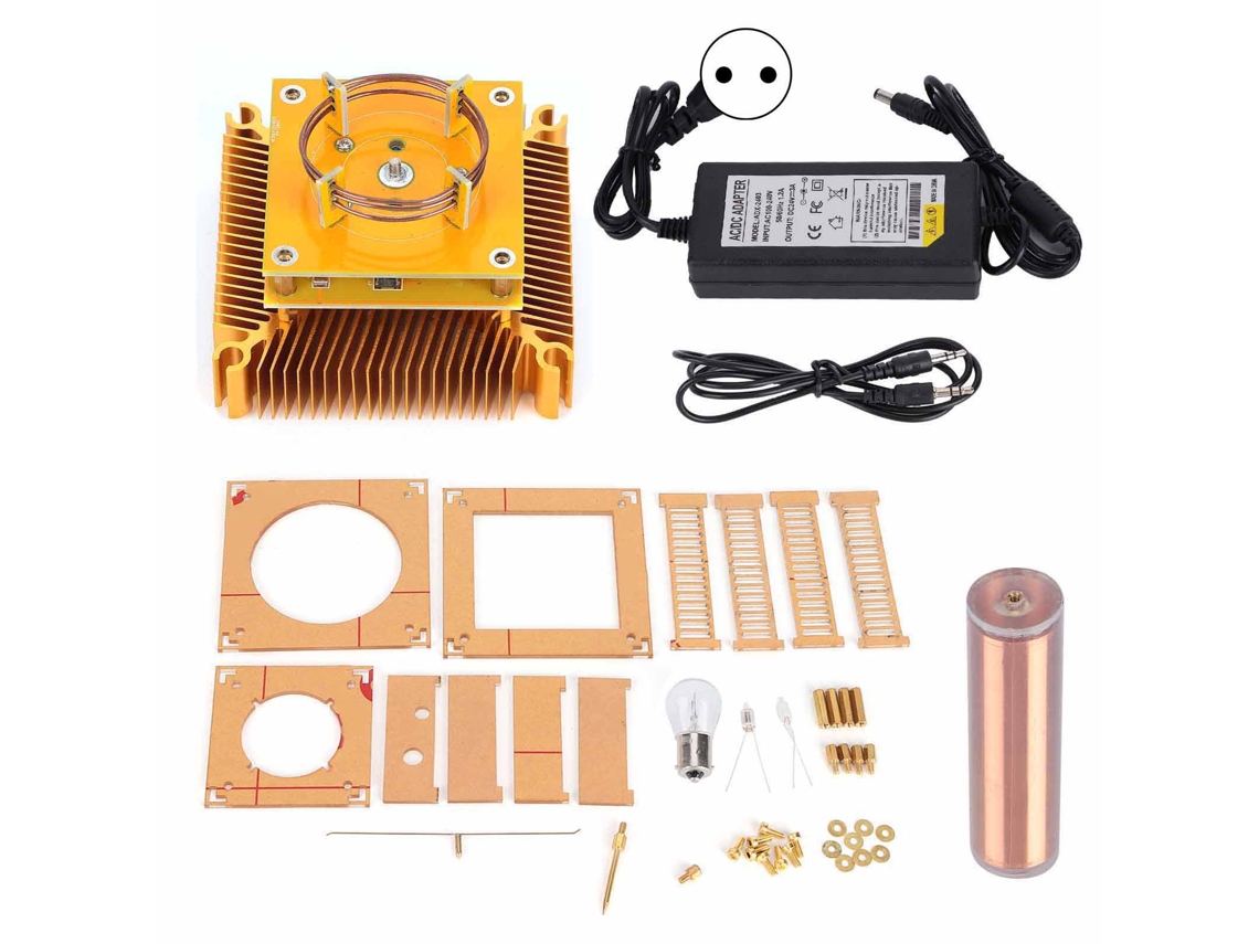 Bobina de plasma para altavoz automático de escritorio modelo Tesla con iluminación