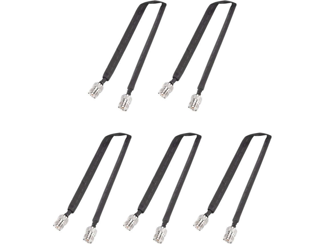 Cables Coaxiales Planos So239 Uhf De 50 Ohmios Para Paso Por Puerta/ventana