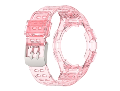Correa TPU + PU para Samsung Galaxy Watch4 Classic 46mm - rosa transparente