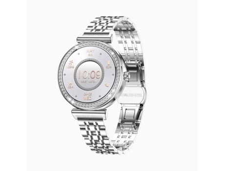 Smartwatch I109 1.27 Pulgadas Bluetooth Llamadas Monitoreo de Salud 100 Modos Deportivos IP68 Resistente al Agua Plata CHRONUS