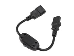 Cable De Extensión De Alimentación Con Interruptor Iec320 C14 Macho A C13 Hembra, 0,3 Metros. Cable Adaptador De