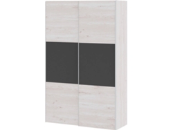 Armario MUEBLAM Artic Grafito Melamina (150x220x55 cm)