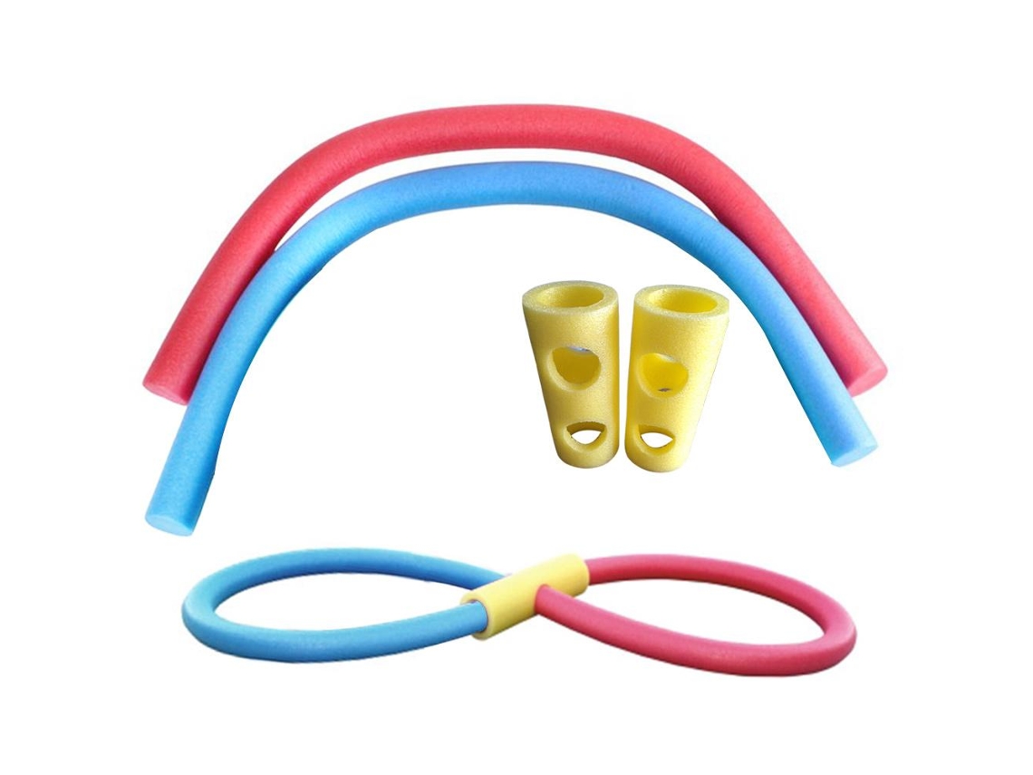 Vlrla-2 Unidades De Fideos De Piscina Con 2 Conectores 150 Cm Espuma Hueca Para Natación