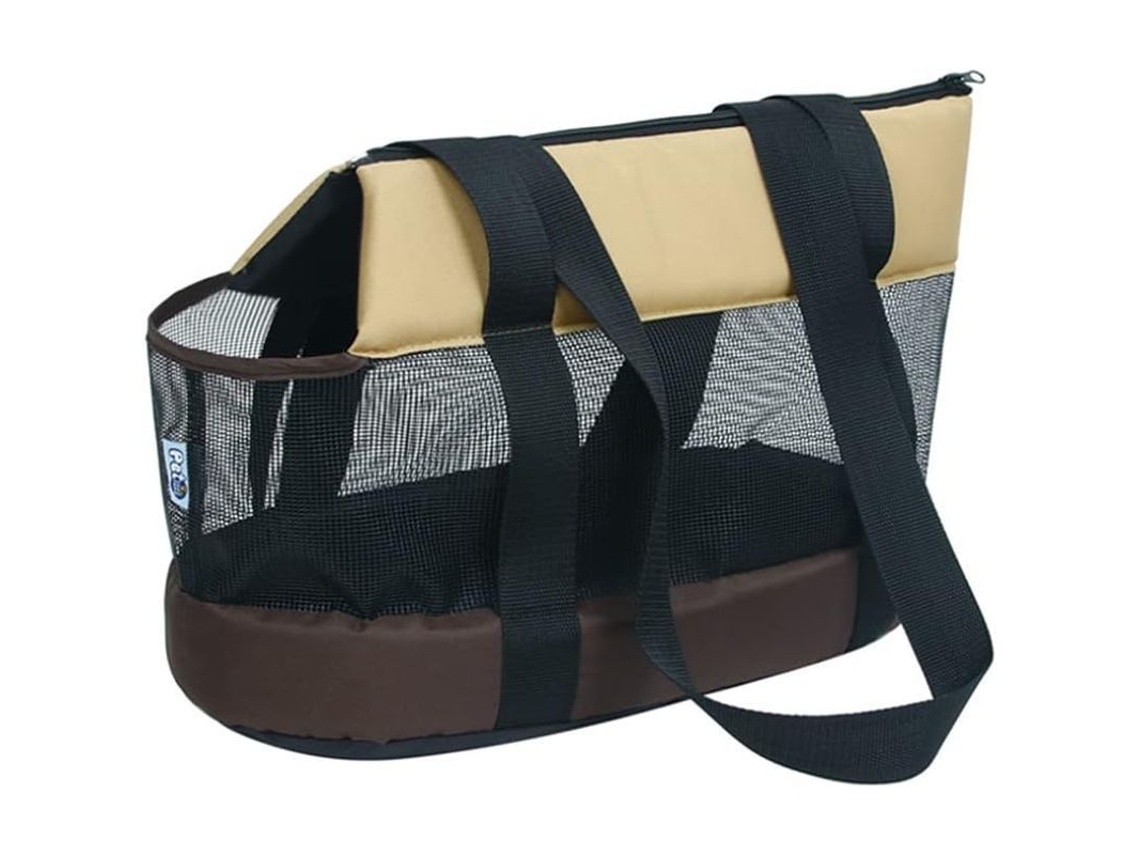2026-bolsa Transporte Mascotas, Malla Transpirable Para Perros Gatos Pequeños, Portátil Con Correa Ajustable Y Cierre Zipper Brown-l