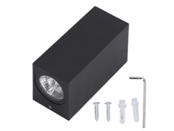 2026-lámpara De Pared Doble Cabeza 12w Impermeable Aluminio Exterior Moderna Luz Cálida 85-265v Arriba Abajo