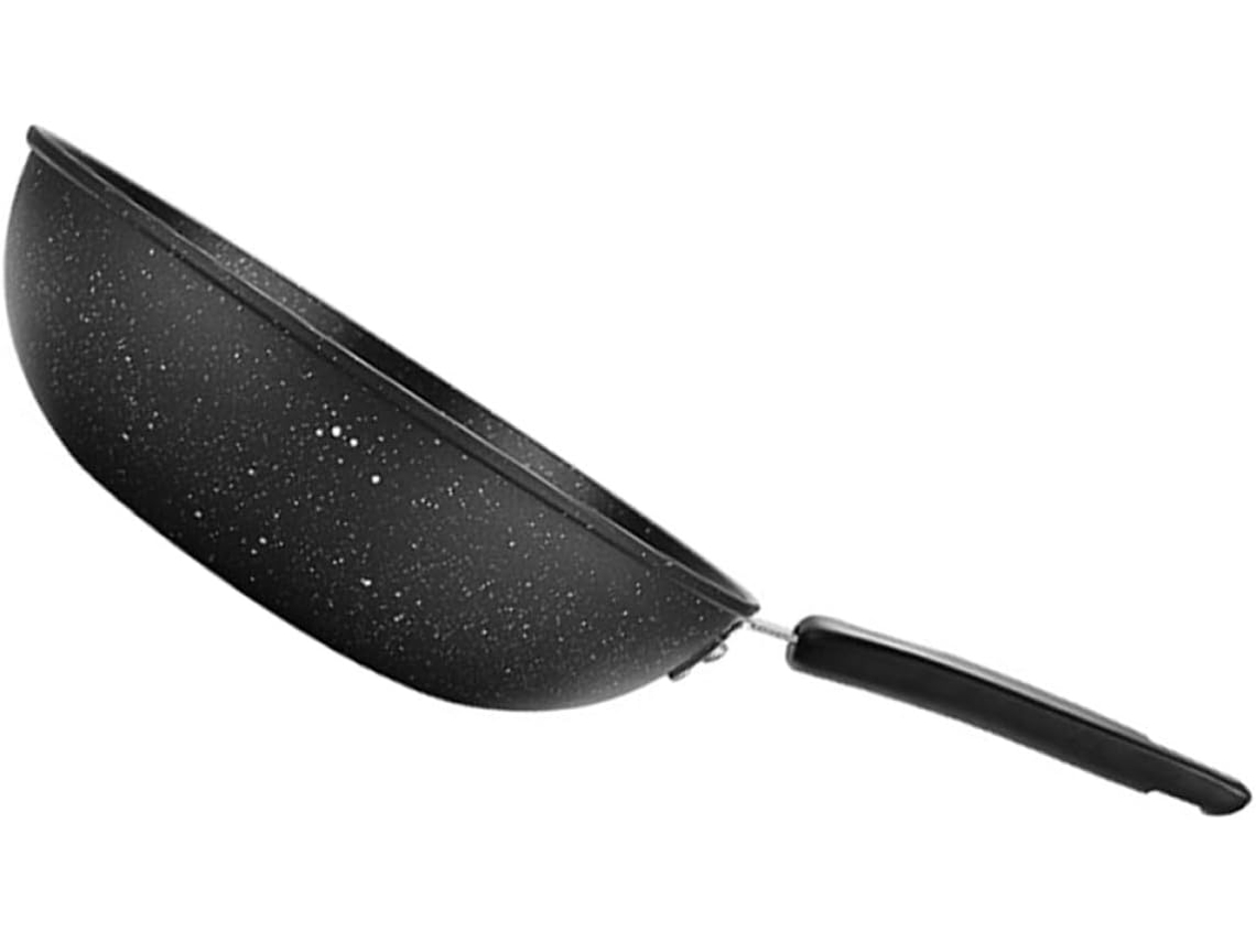 Wok De Piedra Antiadherente Maifan De 30 Cm, Sartén Gruesa Para Cocinar En Casa.