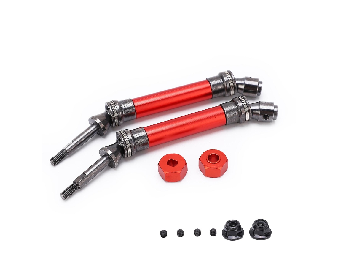 Eje de transmisión CVD de acero para coche RC Traxxas Slash Rustler VXL 4x4 1/10 Vayotoy