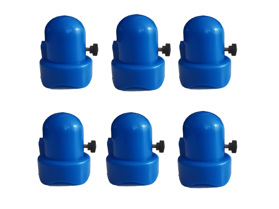 Casco Para Poste De Red De Seguridad De Trampolín Con Conexión De Pulgar Atornillable (pieza De Repuesto)