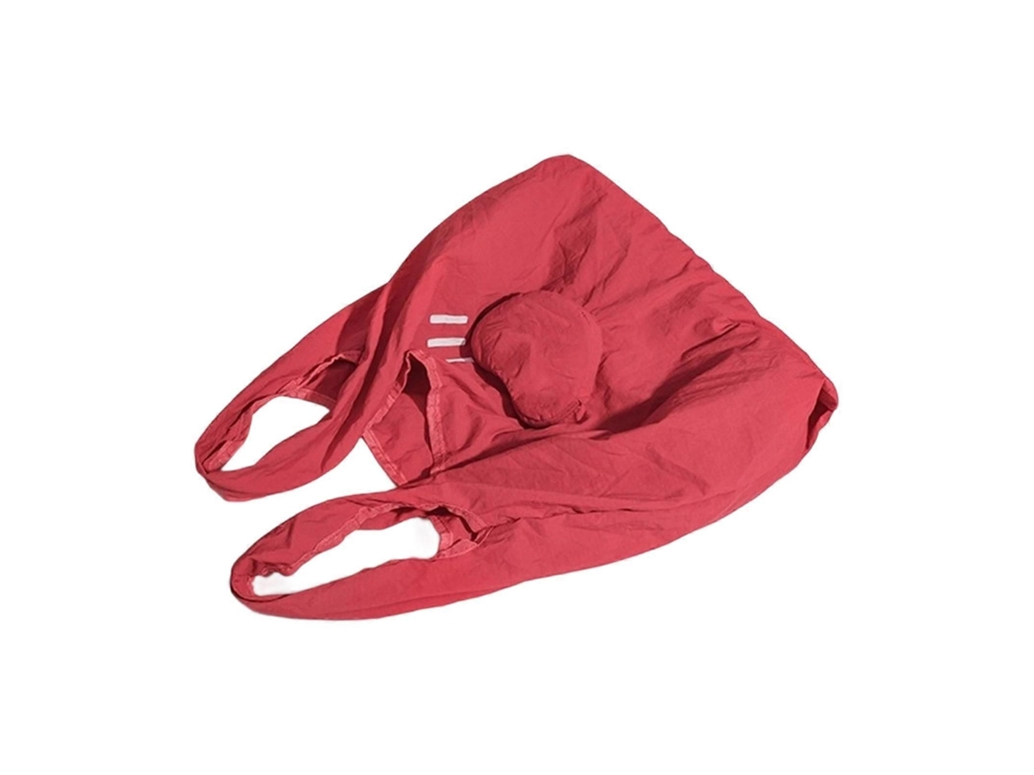 Bolsa de compras plegable de nailon multiusos con un bonito estampado de corazones, impermeable, de gran capacidad, compacta y plegable para uso diario, M