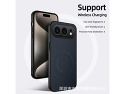 Capa Magnética Para Celular Huawei Com Padrão De Fibra De Carbono, Proteção Compazul - Honor 200 Lite