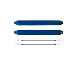 2pcs Caneta Estilete Com Cordões Anti-perdas Para Telas Táteis Tablet Telefone Dispositivos Infantil Azul