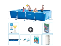 Intex Piscina Com Estrutura Retangular - 450x220x84 Cm - 7-peças S151