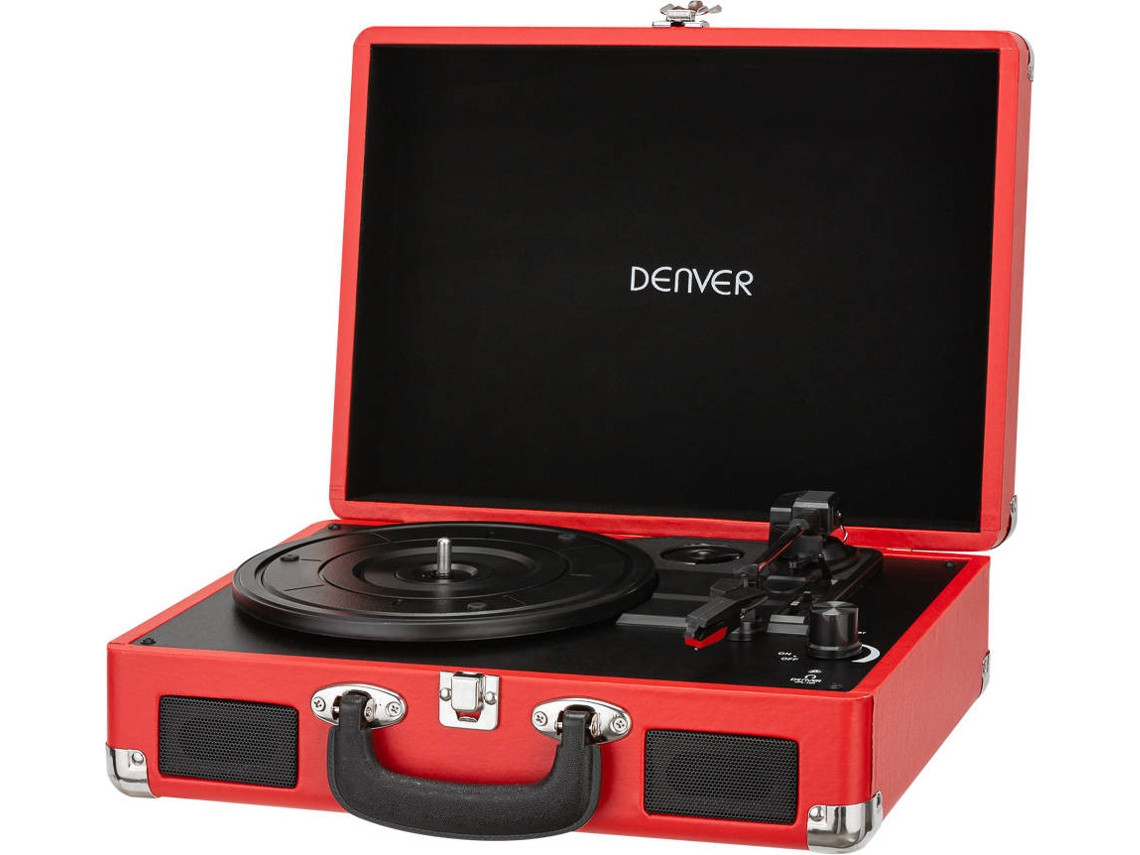 Tocadiscos DENVER MP3 Maleta Rojo
