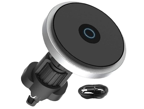 Cargador inalámbrico para coche de 15W, soporte de carga para teléfono, soporte para coche, carga rápida, accesorios para teléfono móvil BISBISOUS...