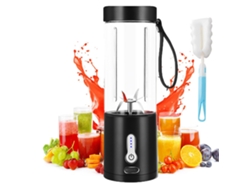 KOFIHETY Tamaño personal Portable licuadora con cuchillas de acero inoxidable, diseño mejorado para una mezcla rápida y operación segura, perfecta para aventur