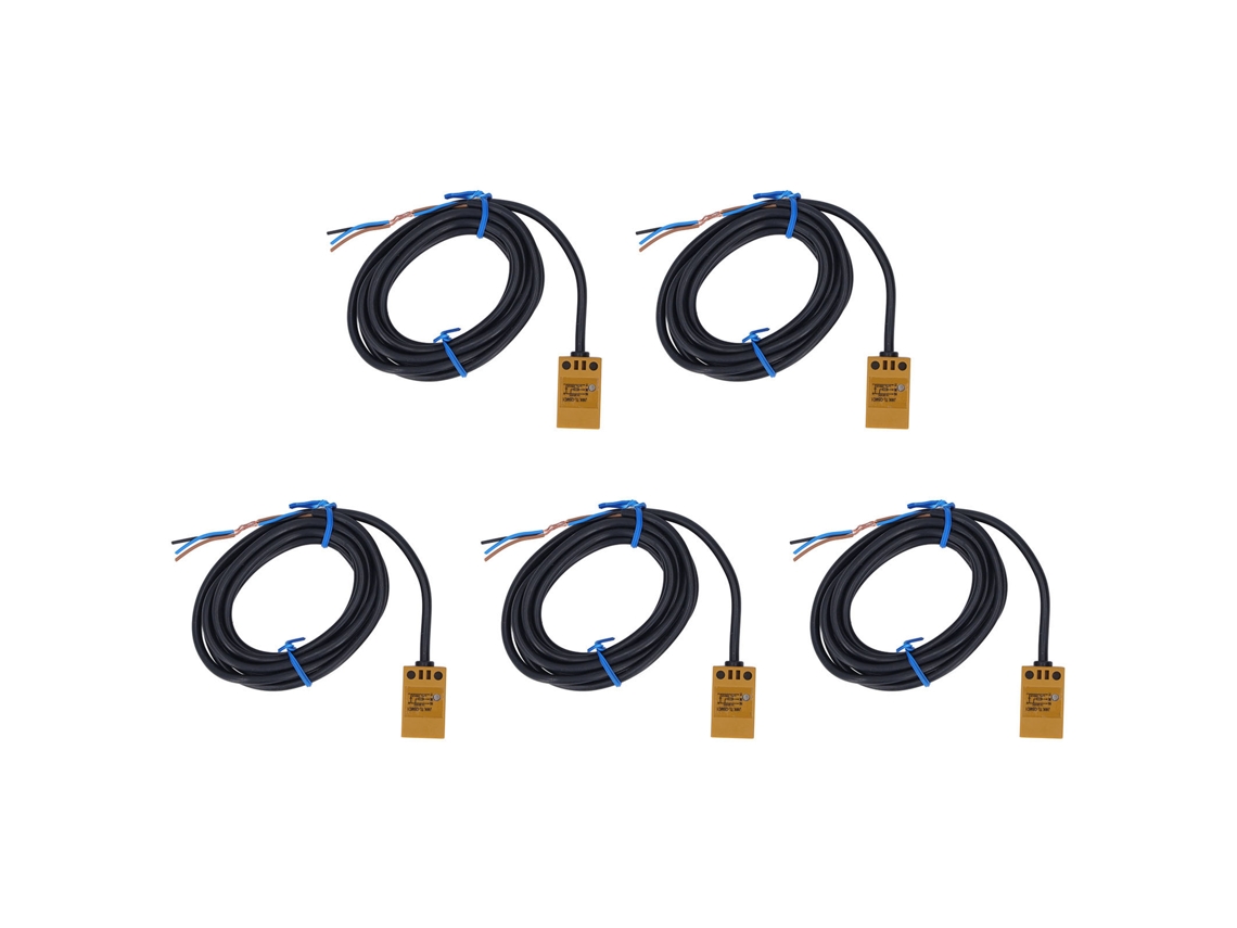 5 Sensores De Proximidad Inductivos De 2 Cables, Sin Protección Ip65 Contra El Agua, Dc10-30v 200ma