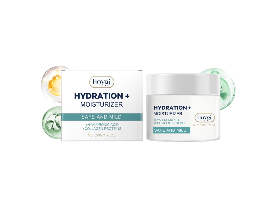 Crema hidratante con ácido hialurónico para la piel