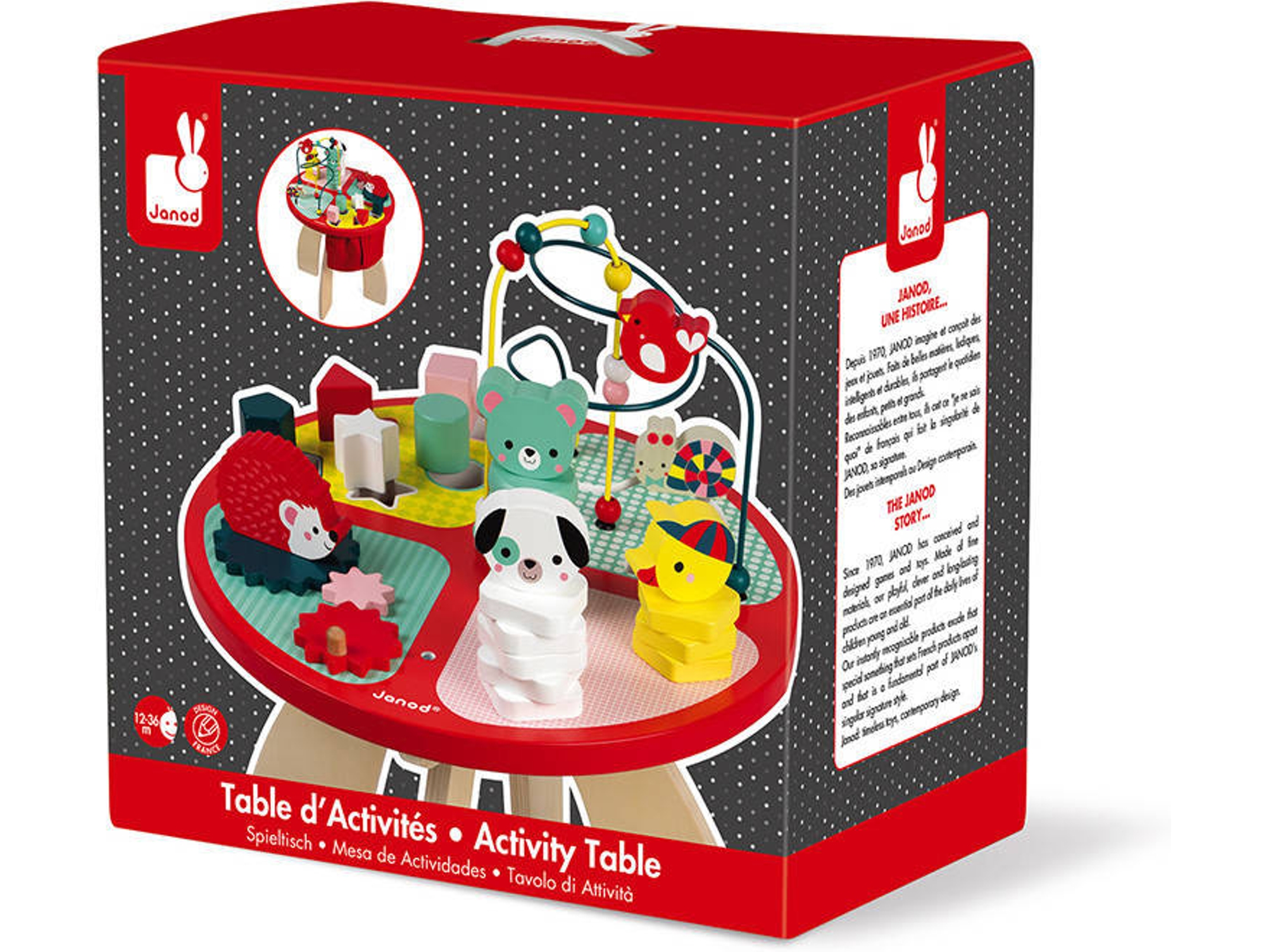 Mesa De Actividades JANOD Baby Forest (Edad Mínima: 12 Meses)