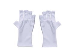 Guantes con protección UV para manicura de gel, guantes sin dedos anti-UV para lámpara de uñas de gel NOSTALGIA88
