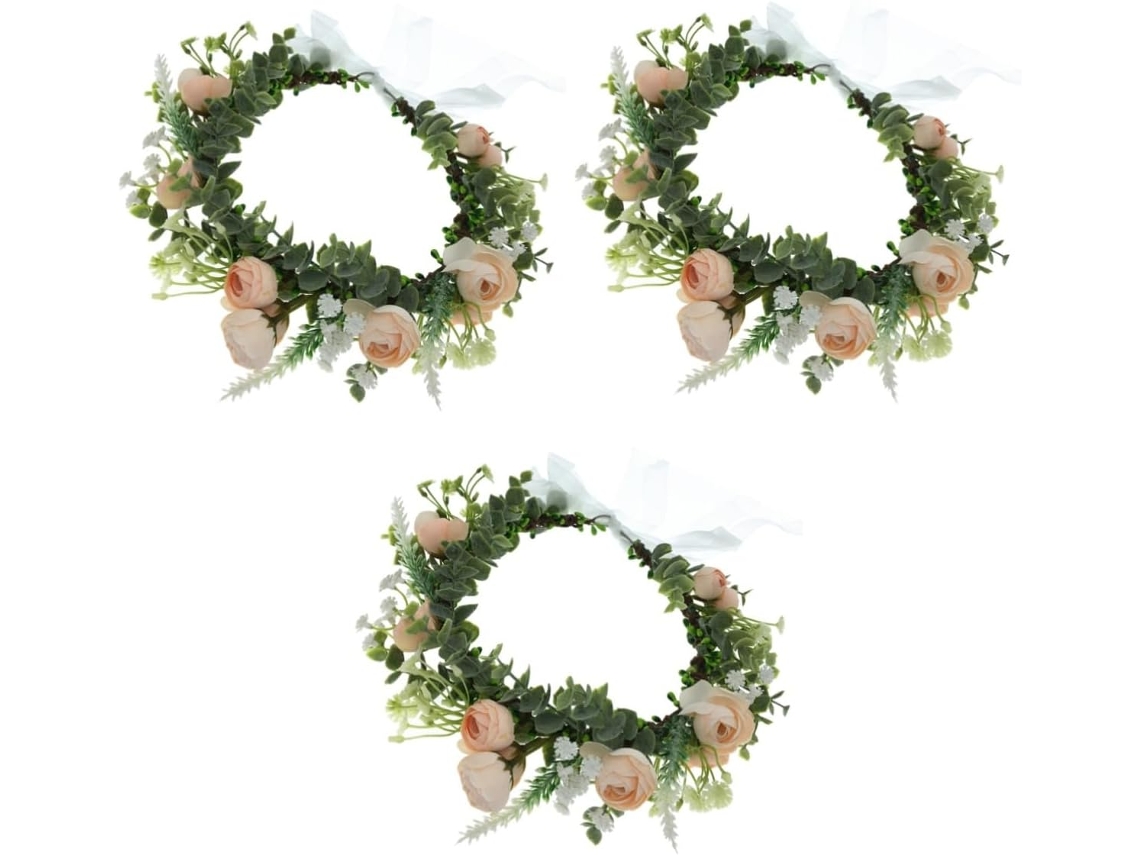 Tiara Nupcial De 3 Piezas Para Bodas, Ideal Para Celebraciones Y Fotos.