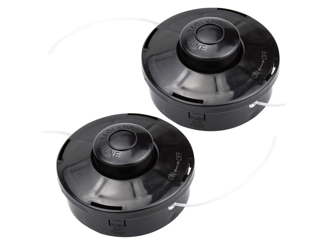 2 Pack Cabezales De Cortacésped Universal De Nylon M10 X 1.25 Para Repuesto