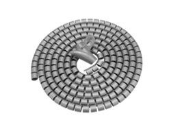Organizador De Cables Flexible En Espiral, Protector De Cables, Almacenamiento, 3,0 M*16 Mm, Plateado