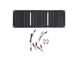 Panel Solar Plegable Monocristalino Etfe De 40 W Con Usb Tipo C Para Acampada Al Aire Libre.