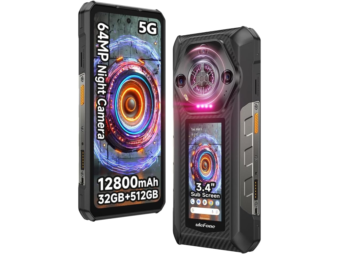Smartphone robusto 5g Ulefone Armor 30 Pro 32gb 512gb 6.95 120hz 12800mah Android 14