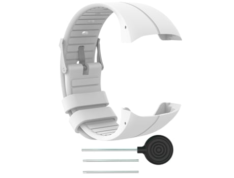 Correa de silicona para relojes Polar M400/M430. Blanco S Polar M400/M430