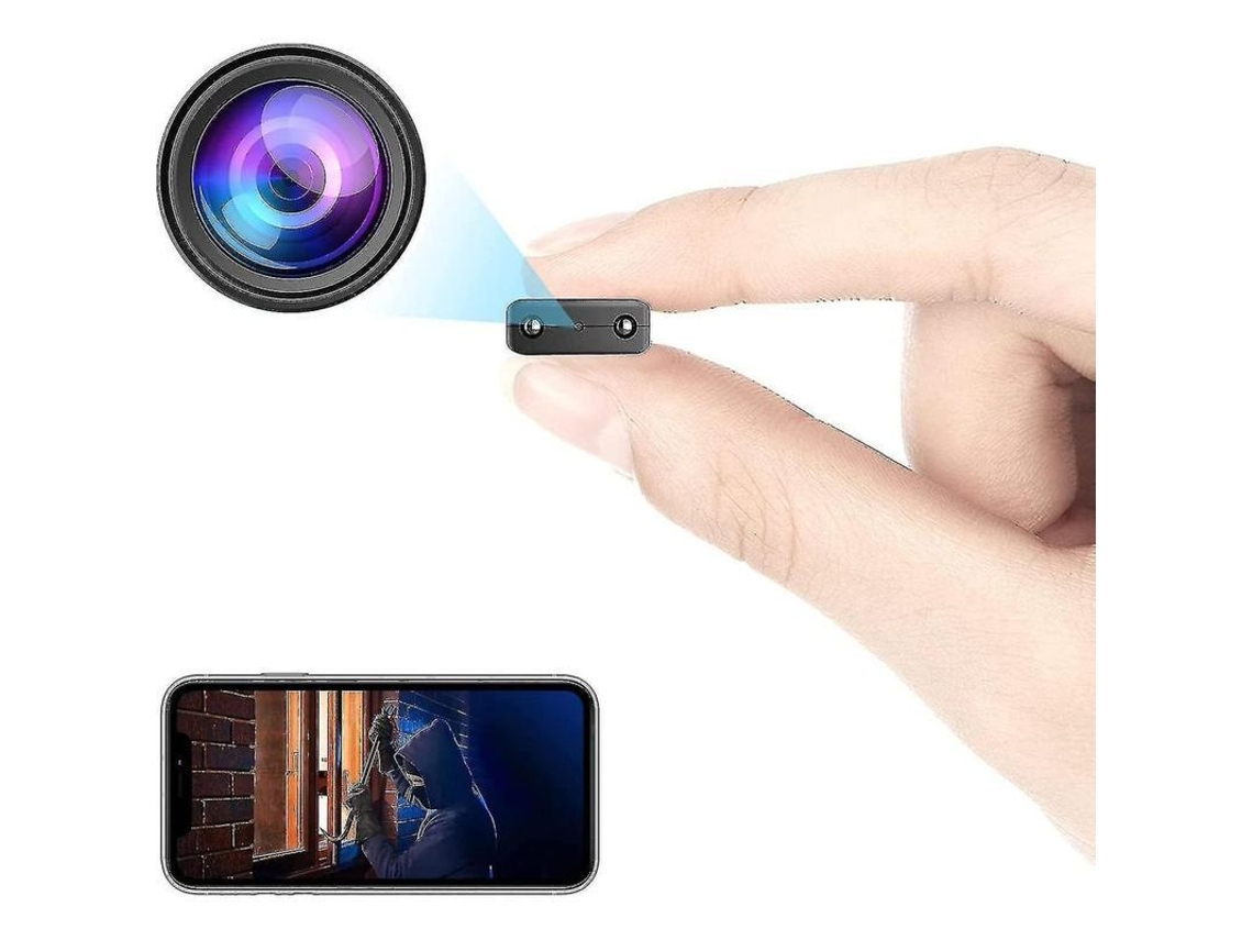 Cámara De Seguridad Inalámbrica Wifi 1080p Usb Mini Visión Nocturna Detect Motion Portátil